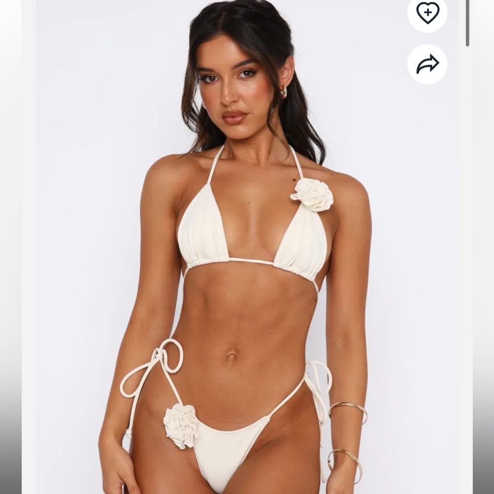 Rosette bikini salerno & Catalina cream (white fox, SAME bikini) - Picture 2 of 4